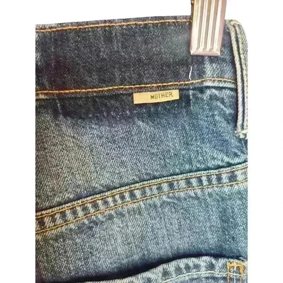 MOTHER Superior The Dazzler Shift Crop in Sin and Suffer Size 25 - Picture 11 of 12